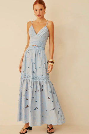 CONJUNTO ANITA VOIL BORDADO