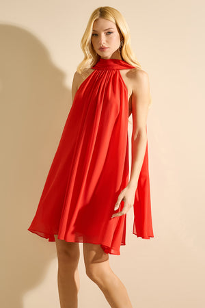 VESTIDO CURTO FIORELA VERMELHO