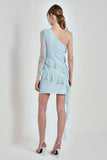 VESTIDO LONDO LEVEZA AZUL