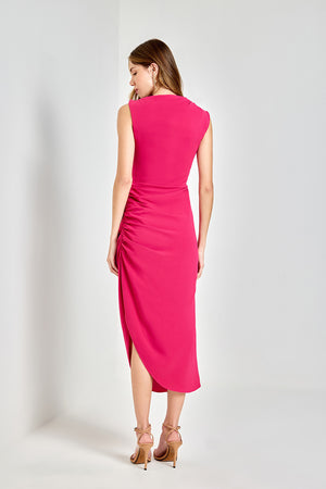 VESTIDO MIDI VICK CHERRY