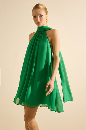 VESTIDO CURTO FIORELA ESMERALDA