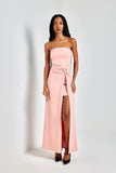 VESTIDO LONGO SCUBA ROSÉ
