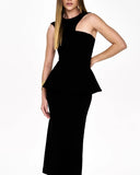 VESTIDO MIDI DORA PRETO