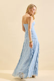 VESTIDO LONGO LEVEZA AZUL BEBE