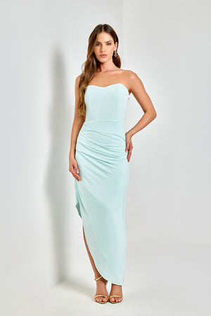 VESTIDO MIDI MARILYN VERDE BEBE