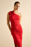 VESTIDO MIDI ROSELIE VERMELHO