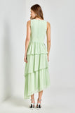 VESTIDO CAMADAS SONHOS VERDE