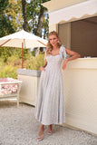 VESTIDO PARISIEN MIDI DE TELADO BORDADO
