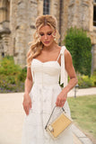 VESTIDO FLEUR BLANCHE MIDI DE LAISE RICHELIEU