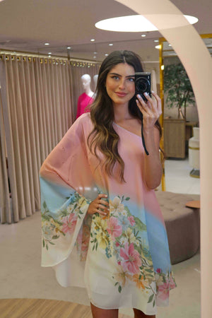 VESTIDO CAPA AMANHECER ROSA