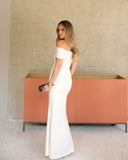 VESTIDO LONGO VITORIA OFF-WHITE