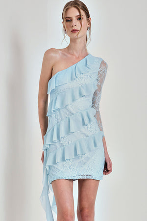 VESTIDO LONDO LEVEZA AZUL