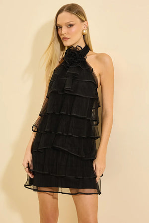 VESTIDO LANA PRETO