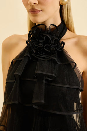 VESTIDO LANA PRETO