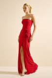 VESTIDO LONGO FLORENCE VERMELHO