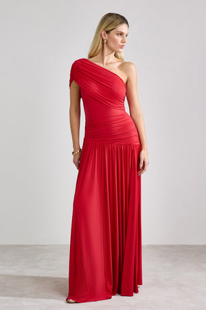 VESTIDO LONGO SOLENE VERMELHO