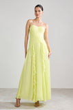 VESTIDO LONGO CORSET JABOURS CITRUS
