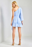 VESTIDO CURTO CROWN C AZUL