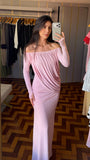 VESTIDO LONGO TAISSA ROSA