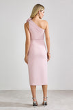 VESTIDO MIDI MILANO ROSA BEBE