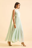 VESTIDO HIPER MIDI LAVINIA MENTA