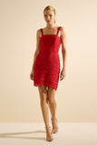 VESTIDO CURTO LAMOUR VERMELHO