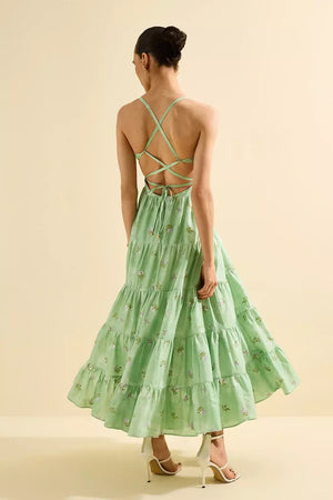 VESTIDO LONGO FLOR DO DECANO