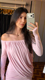 VESTIDO LONGO TAISSA ROSA