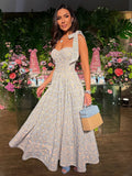 VESTIDO PARISIEN MIDI DE TELADO BORDADO