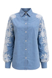 CONJUNTO JEANS COM GUIPIR