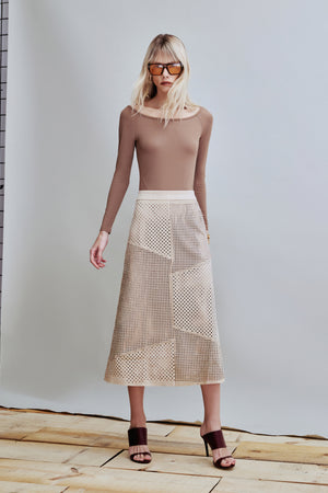 SAIA MIDI SUEDE