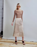 SAIA MIDI SUEDE