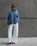 CONJUNTO JEANS COM GUIPIR