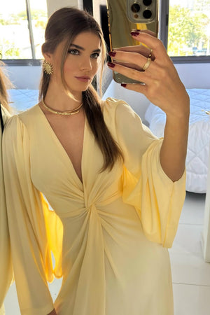 VESTIDO TAIANE JERSEY MANGA AMPLA