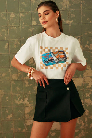 T-SHIRT CELESTIA MALHA ESTAMPADA