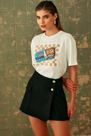 T-SHIRT CELESTIA MALHA ESTAMPADA