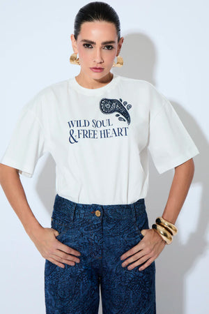 TSHIRT DIANE MALHA ESTAMPADA