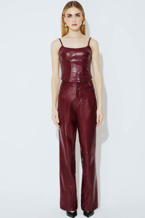 BLUSA JULIE COURO PU