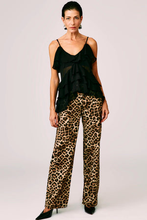 BLUSA SUZANE CHIFFON COM TOP PRETO