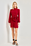 VESTIDO LAÇO LULI - PRÉ-VENDA MARSALA