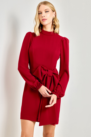 VESTIDO LAÇO LULI - PRÉ-VENDA MARSALA