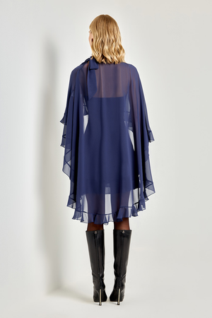 VESTIDO COMPOSIÇÃO E AZUL