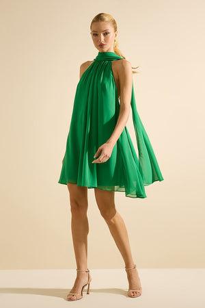 VESTIDO CURTO FIORELA ESMERALDA