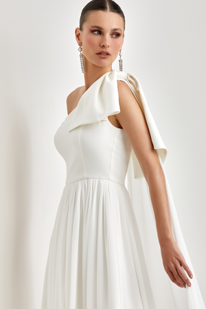 VESTIDO LONGO SOPHIE OFF-WHITE
