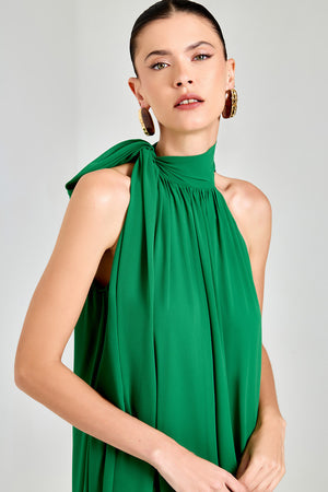 VESTIDO LONGO NÓ ESMERALDA