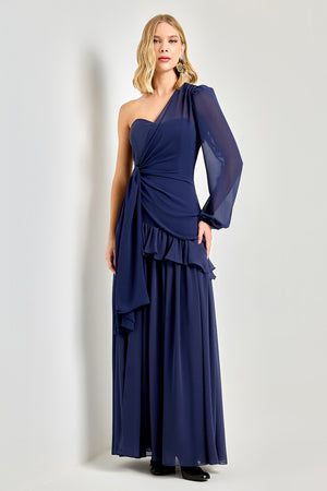 VESTIDO LONGO MARGOT MARINHO