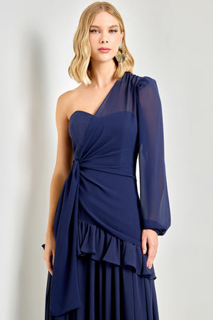 VESTIDO LONGO MARGOT MARINHO