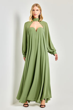 VESTIDO HARMONIA OLIVA
