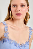VESTIDO MIDI BUTTERFLY AZUL