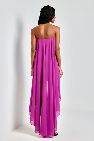 VESTIDO PRELUDIO MAGENTA